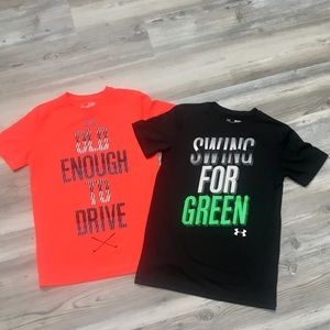 Under Armour heat gear golf shirts